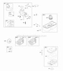 Air Cleaner Carburetor Controls Fuel Supply Governor Spring Diagram and Parts List for 10L602-0113-F1  Briggs and Stratton Engine
